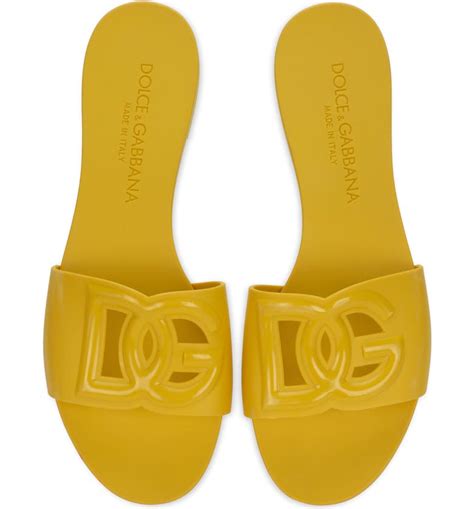 dolce gabbana slides women|bianca interlock slide sandal.